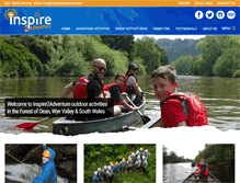 Tablet Screenshot of inspire2adventure.com